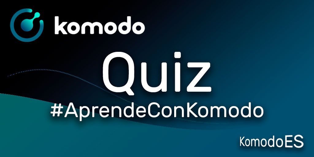 ¡Los invitamos al primer quiz quincenal de KomodoES!