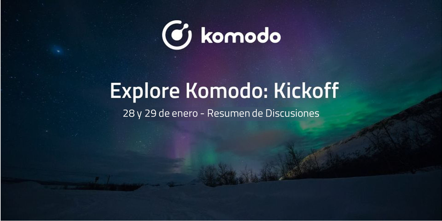 AtomicDEX Market Program y Conferencia de Verano de Komodo - Resumen de Discusiones