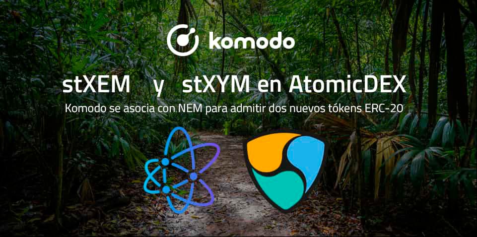 AtomicDEX se asocia con NEM para admitir stXEM y stXYM