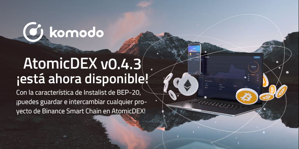 AtomicDEX v0.4.3 (de escritorio) ahora disponible✅