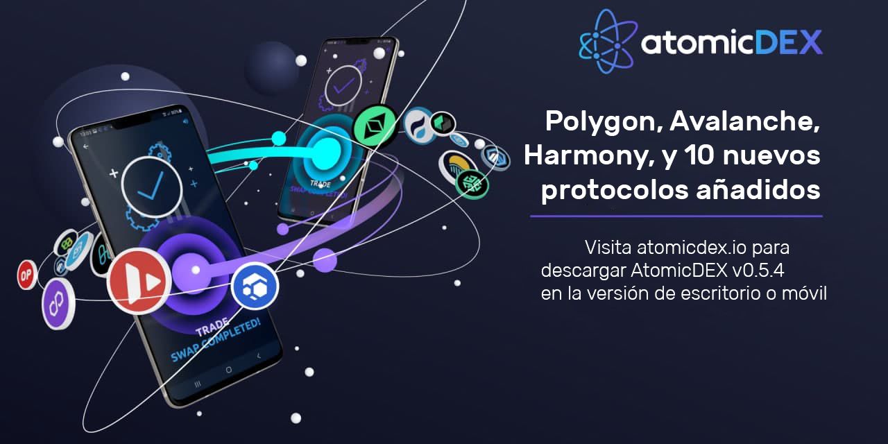 AtomicDEX añade Polygon, Avalanche, Harmony y 10 protocolos más