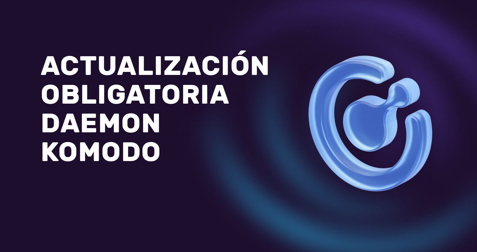 Actualización obligatoria del daemon Komodo antes del 29 de junio de 2023