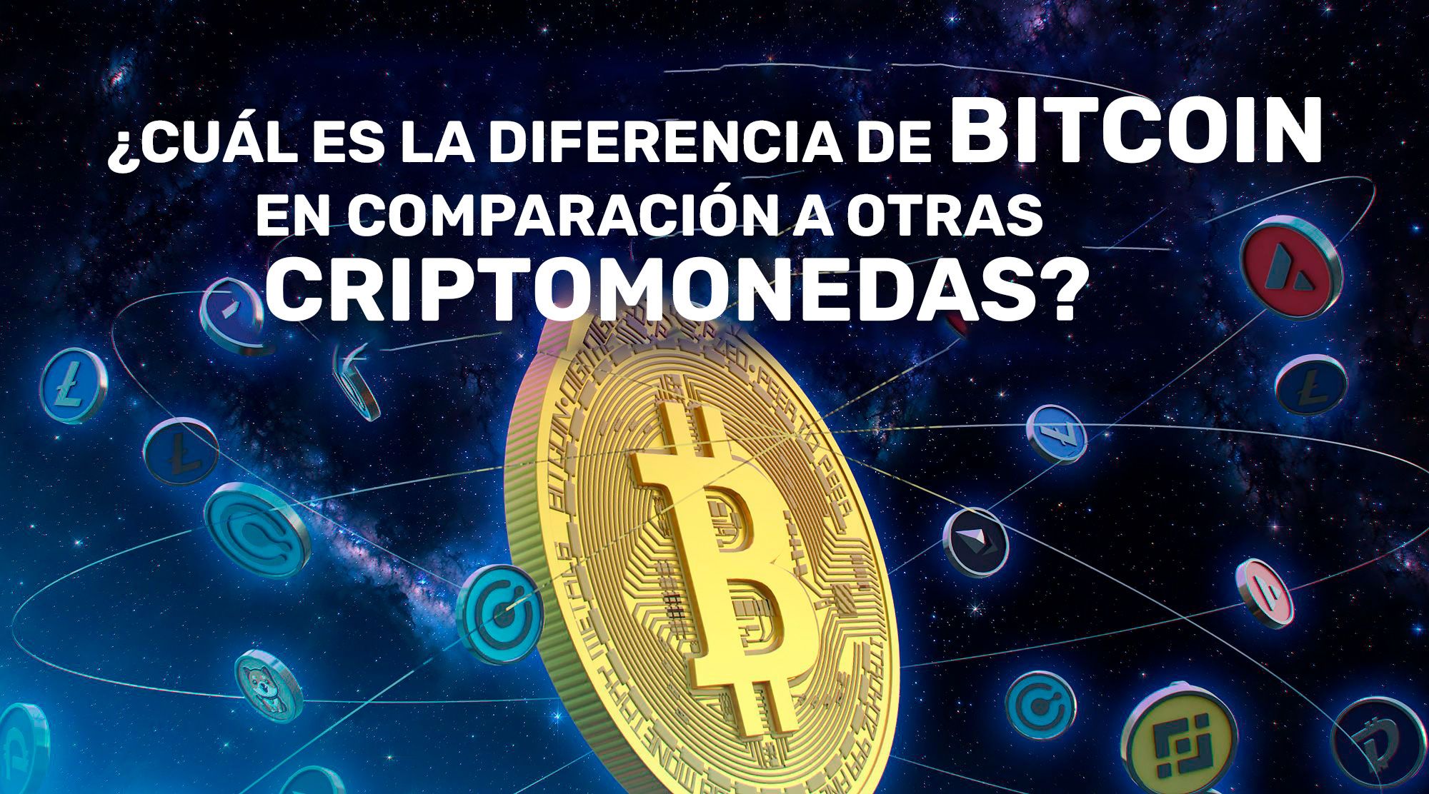 ¿En qué se diferencia Bitcoin de otras criptomonedas?