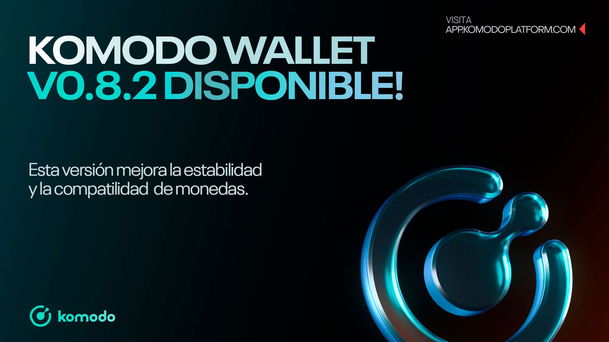 Komodo Wallet (web) v0.8.2 está ahora disponible: Estabilidad mejorada y mejor soporte de monedas