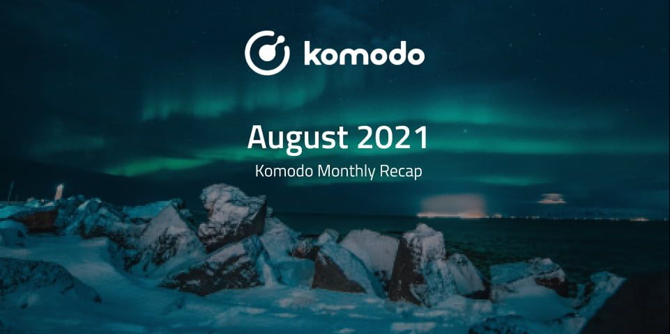 Komodo 8월 월간보고서